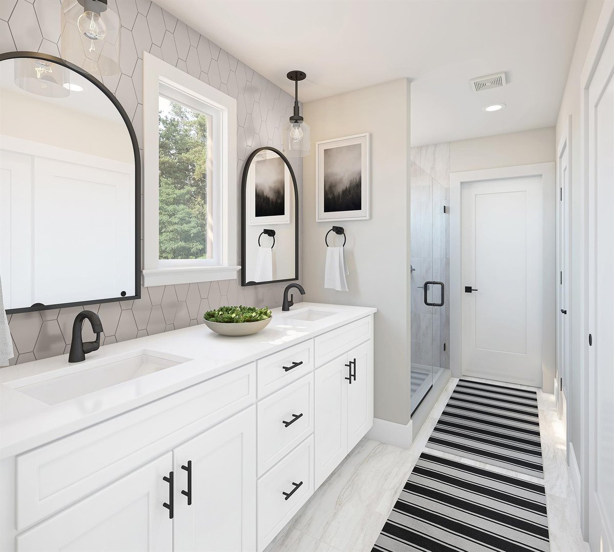 Primary bedroom at 2420 Drew Lane Unit #5 - 2 bed 2 bath home