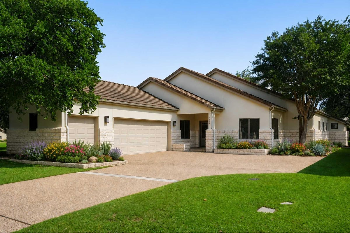 View 2422 Founders CIR in Ranch Sec 02 2422 Founders CIR - front exterior - Luxury home in Ranch Sec 02, Spicewood, TX