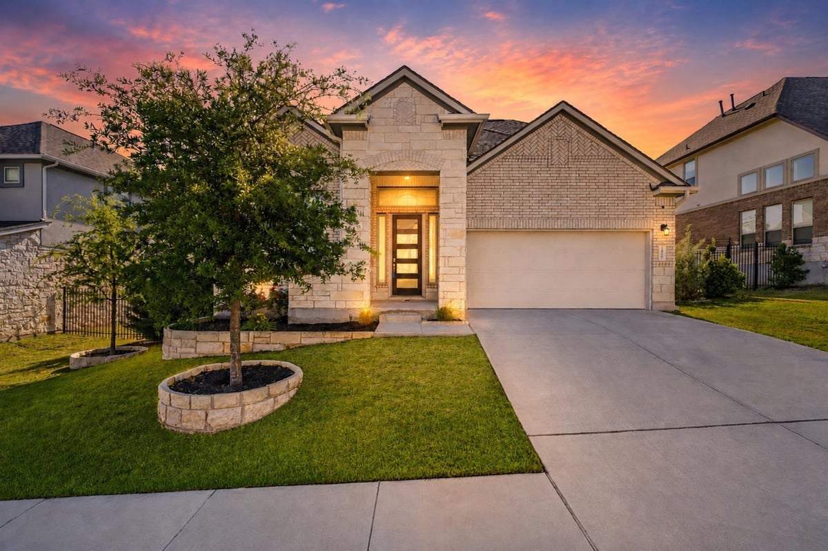 View 2439 Soprano WAY in Hairy Man 2439 Soprano WAY - front exterior - Luxury home in Hairy Man, Round Rock, TX