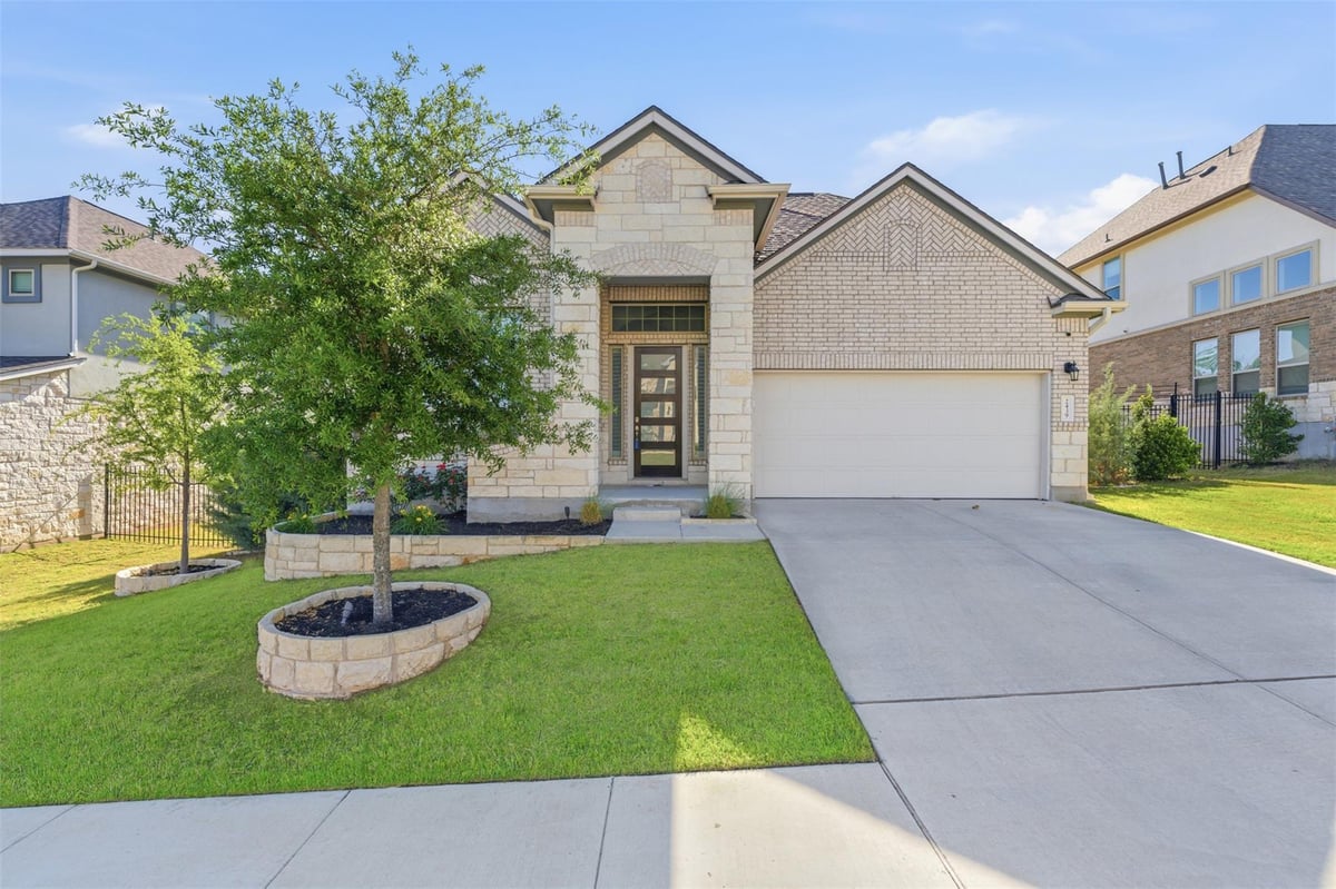 View 2439 Soprano Way in Hairy Man 2439 Soprano Way - front exterior - Luxury home in Hairy Man, Round Rock, TX