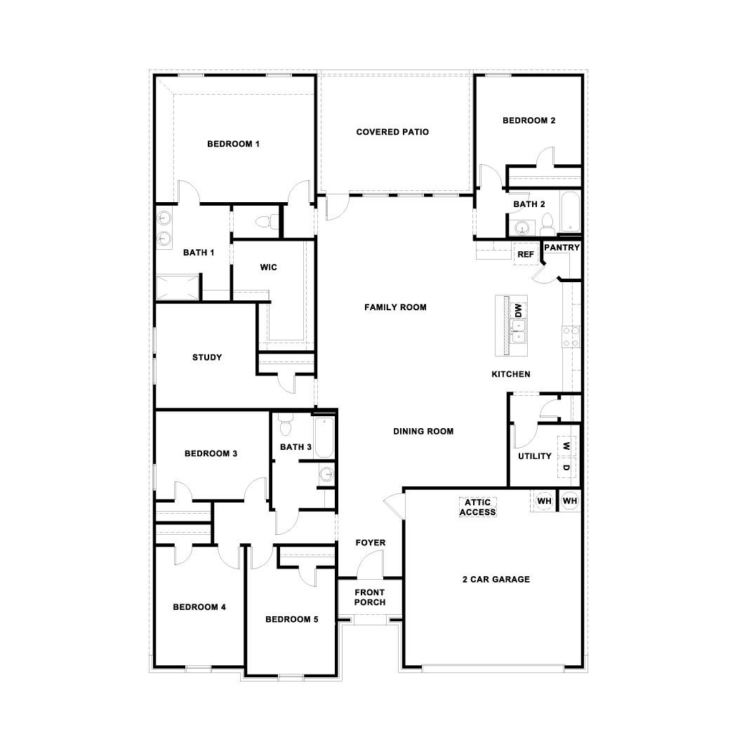 Living area at 244 Rivers Edge Dr - 5 bed 3 bath home