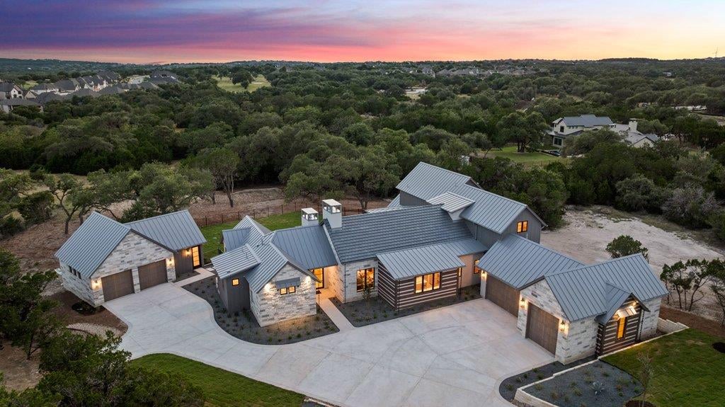 View 244 Zonetail CV in Hawk Ridge Ph 1 244 Zonetail CV - front exterior - Luxury home in Hawk Ridge Ph 1, Austin, TX