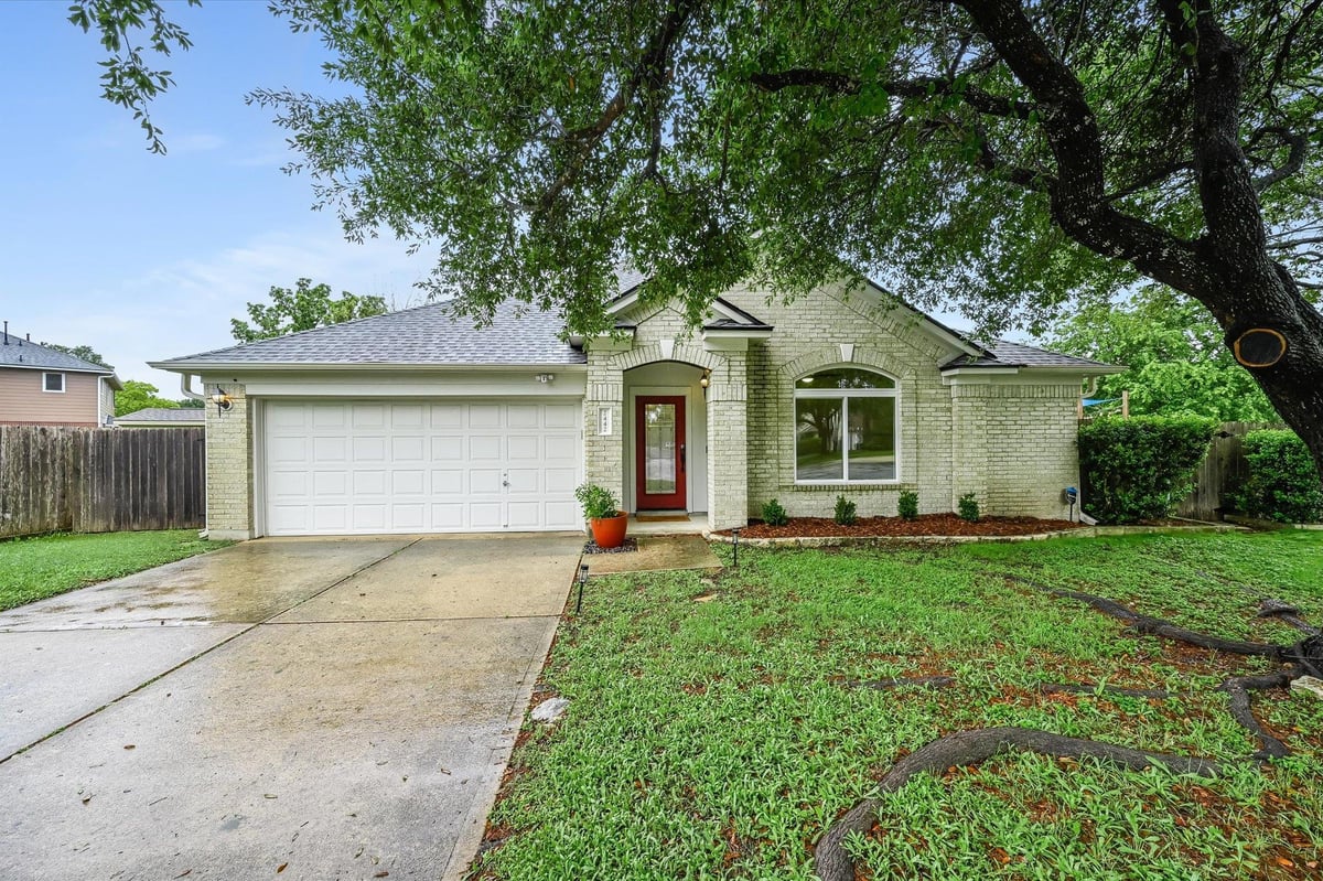 View 2442 Madeline Loop in Hunters Glenn Sec 01 2442 Madeline Loop - front exterior - Luxury home in Hunters Glenn Sec 01, Cedar Park, TX