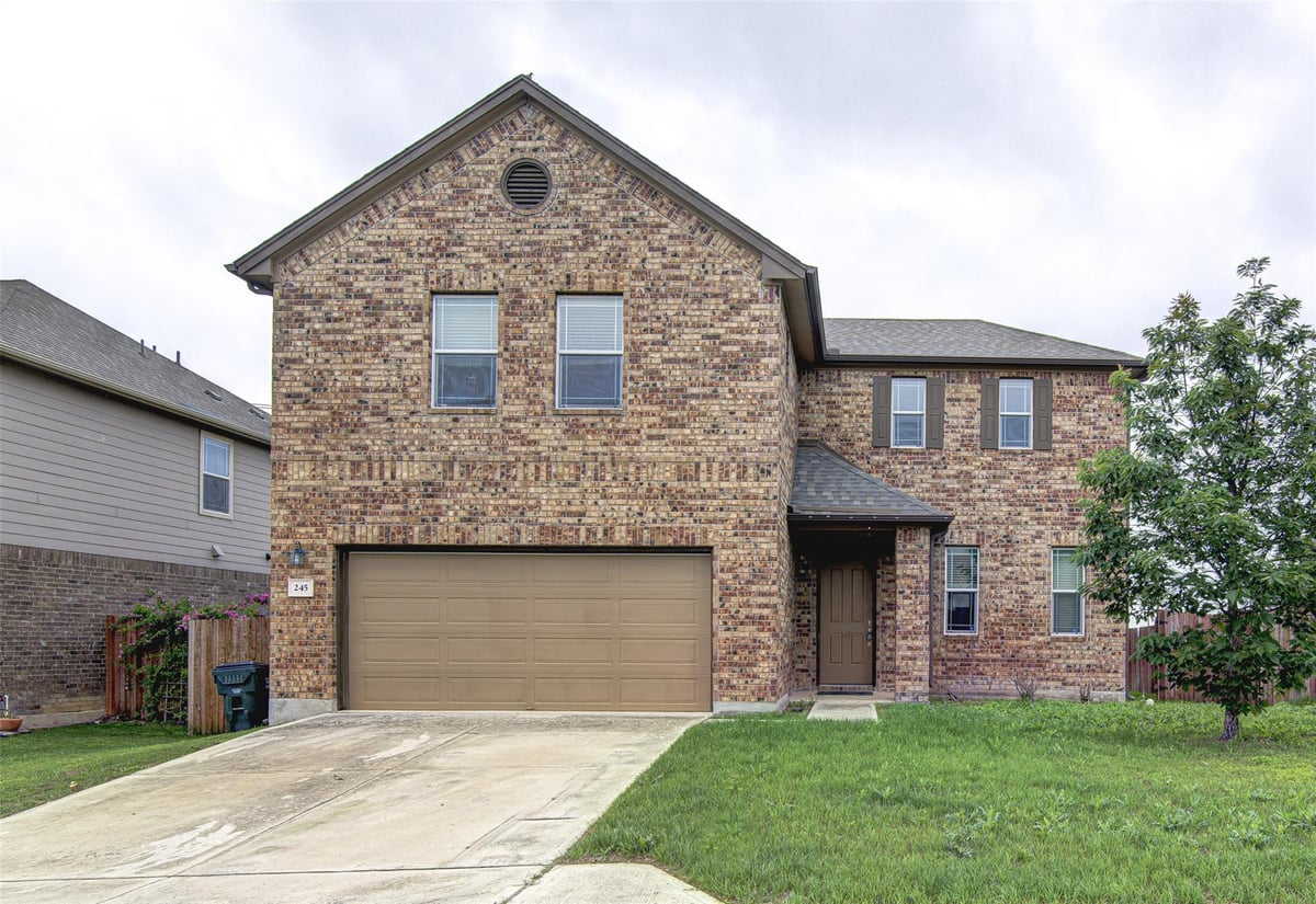 View 245 Culebra Dr in La Contera 245 Culebra Dr - front exterior - Luxury home in La Contera, Georgetown, TX