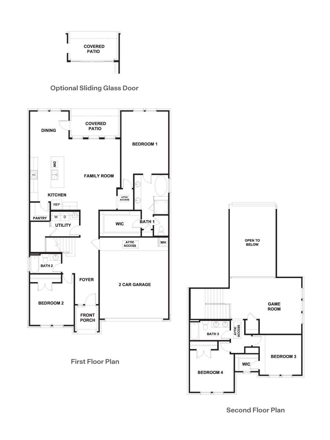 Living area at 2453 Tumbleweed Bnd - 4 bed 3 bath home