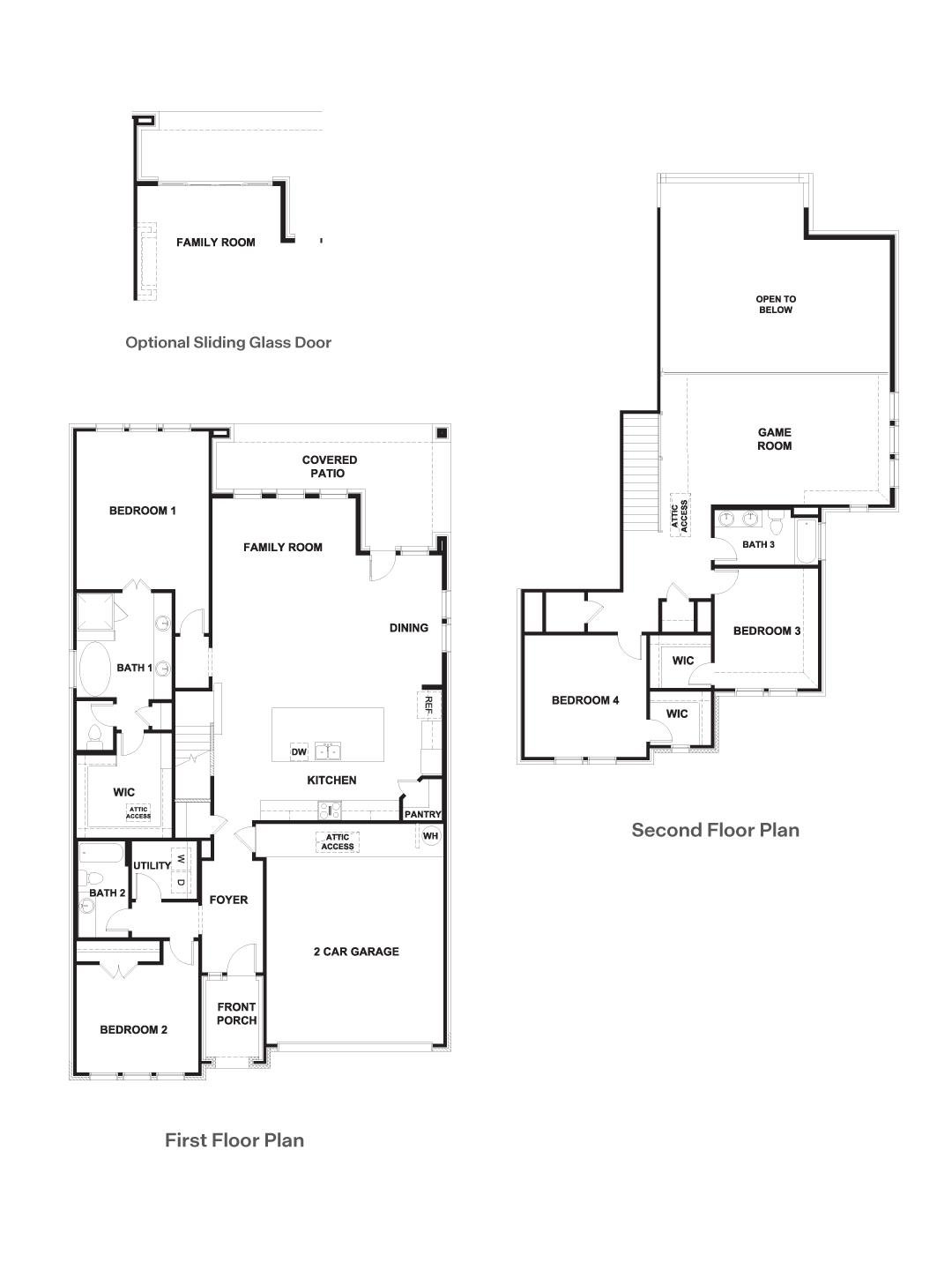 Living area at 2457 Tumbleweed Bnd - 4 bed 3 bath home