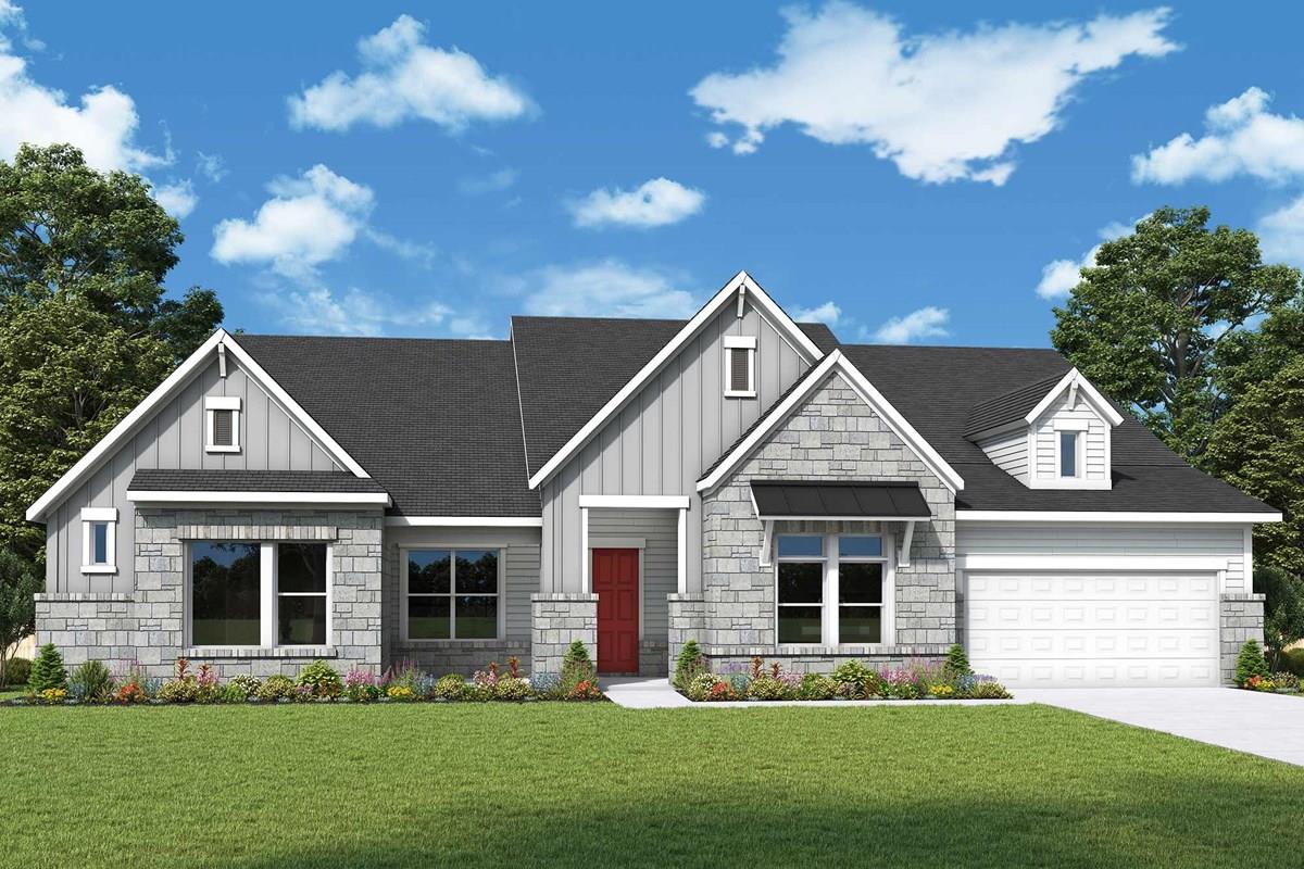 246 Silver Sage Ct - front exterior - Luxury home in Headwaters at Barton Creek, Dripping Springs, TX