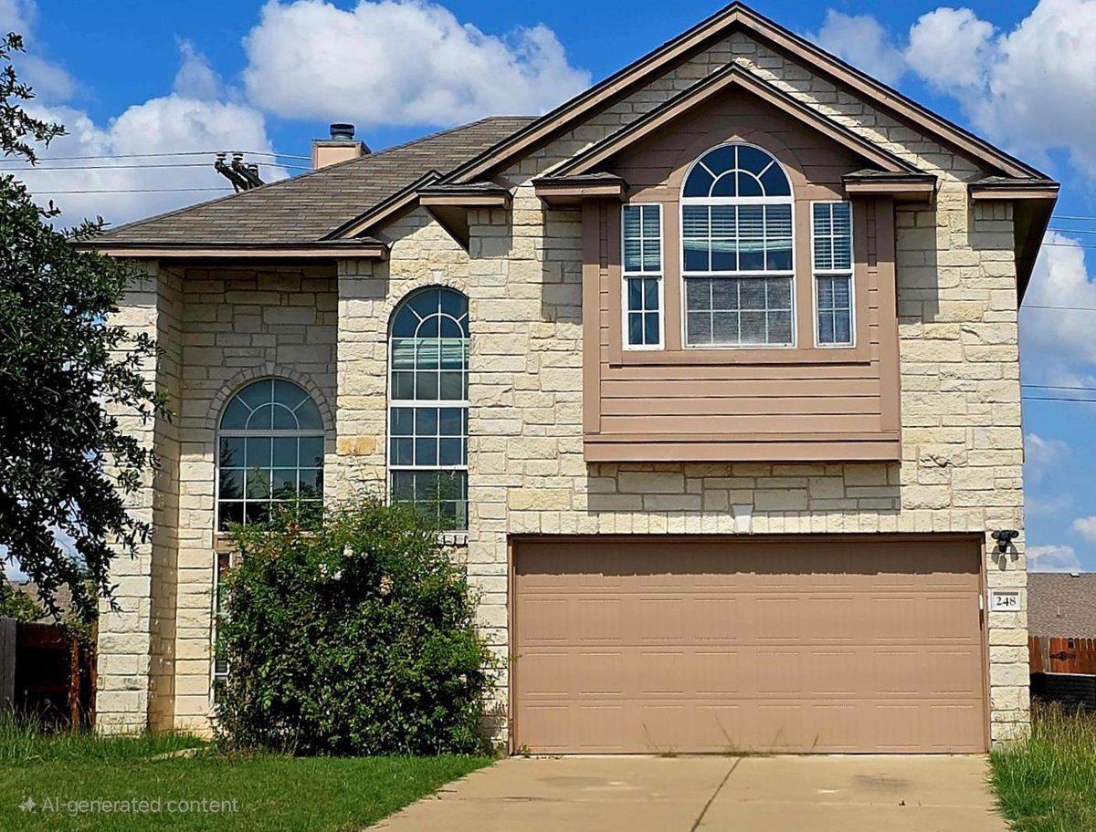 View 248 Coal Dr in Sonterra West Ph 06 248 Coal Dr - front exterior - Luxury home in Sonterra West Ph 06, Jarrell, TX