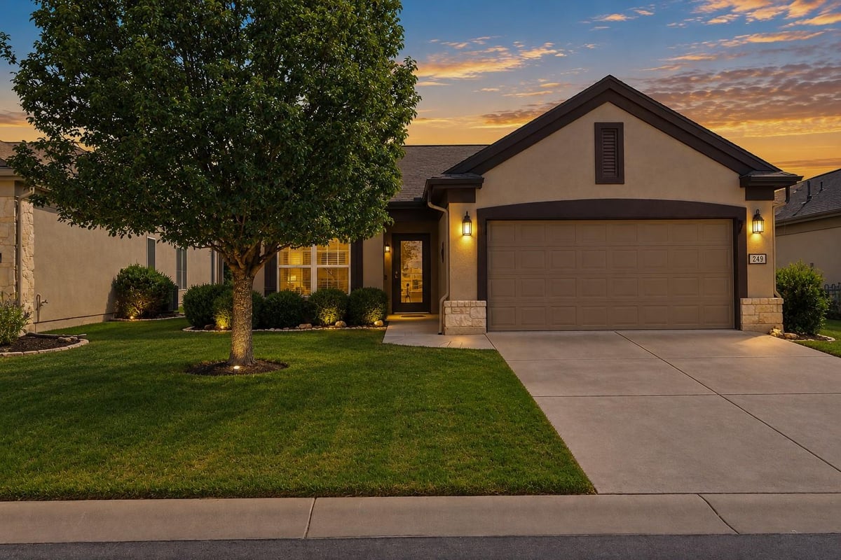 249 Monument Hill TRL - property photo 1 - Luxury home in Sun City, Georgetown, TX