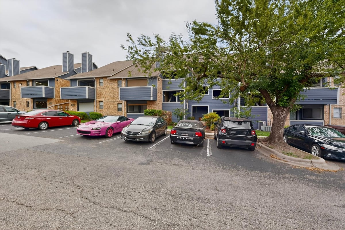 Primary bedroom at 2500 Burleson Rd Unit #506 - 2 bed 1 bath home