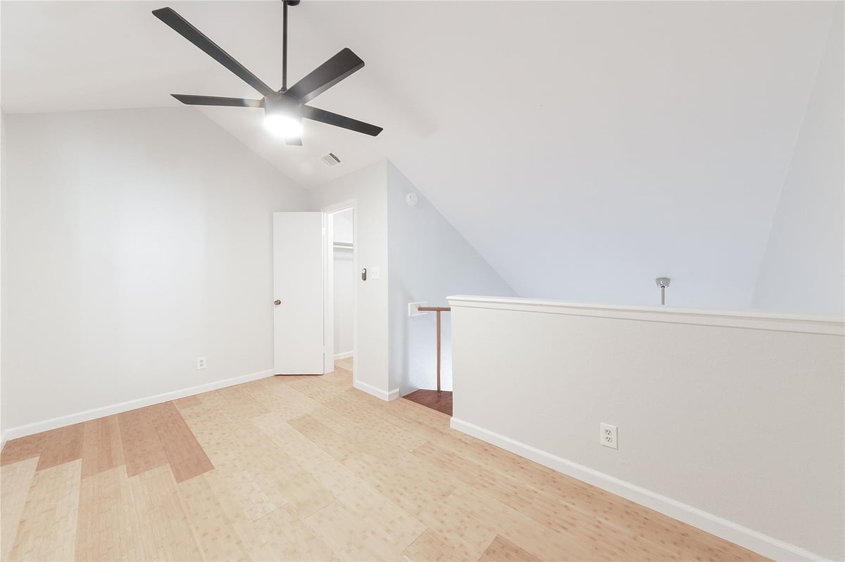 Primary bedroom at 2500 Burleson Rd Unit #512 - 1 bed 1 bath home