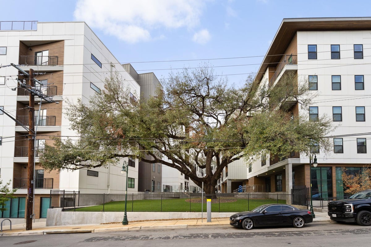 View 2500 Longview St Unit #405 in Cascade Condominiums 2500 Longview St Unit #405 - front exterior - Luxury home in Cascade Condominiums, Austin, TX