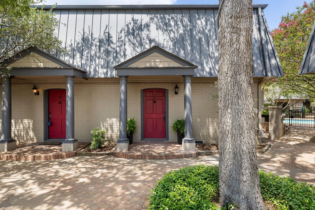 View 2500 Steck Ave Unit #6 in Palm Condo The 2500 Steck Ave Unit #6 - front exterior - Luxury home in Palm Condo The, Austin, TX