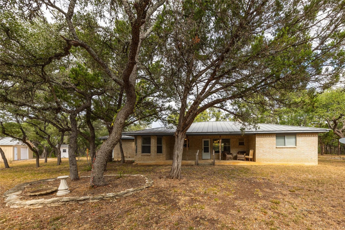 2501 Fischer Store Rd. - front exterior - Luxury home in Wimberley Oaks, Wimberley, TX