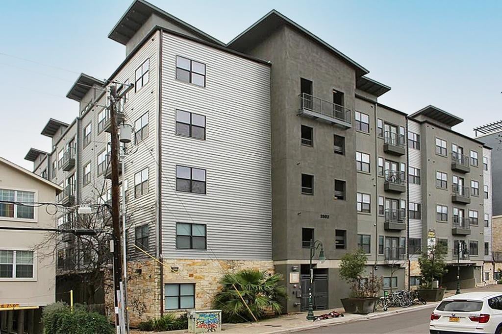 View 2502 Leon St Unit #203 in Texan Shoal Creek 2502 Leon St Unit #203 - front exterior - Luxury home in Texan Shoal Creek, Austin, TX