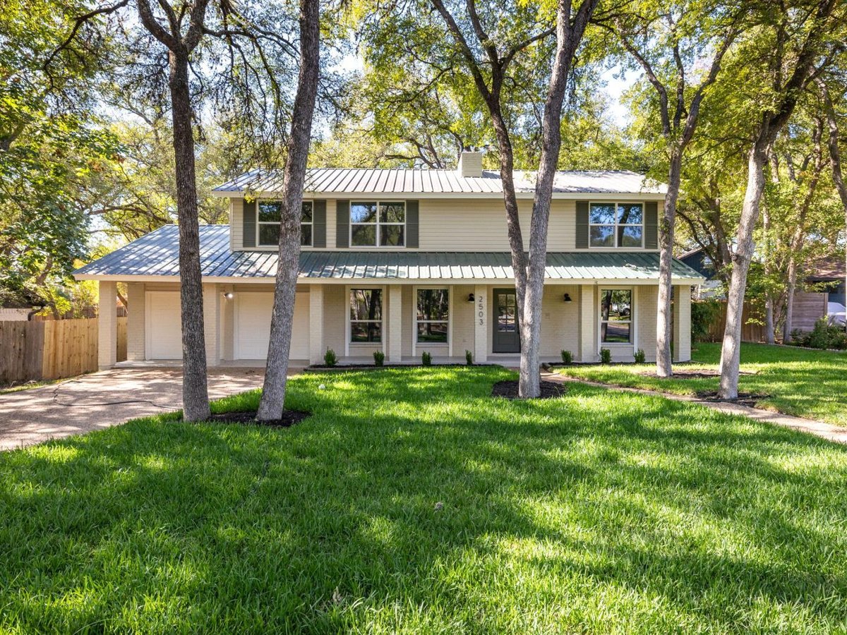 View 2503 Castledale Dr in Castlewood Forest Sec 09 2503 Castledale Dr - front exterior - Luxury home in Castlewood Forest Sec 09, Austin, TX