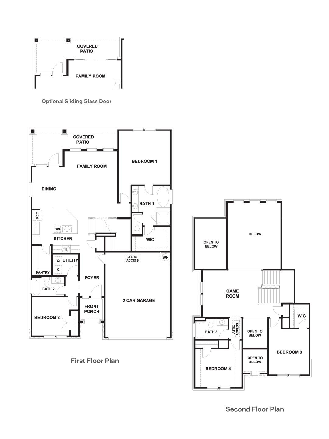 Living area at 2504 Tumbleweed Bnd - 4 bed 3 bath home
