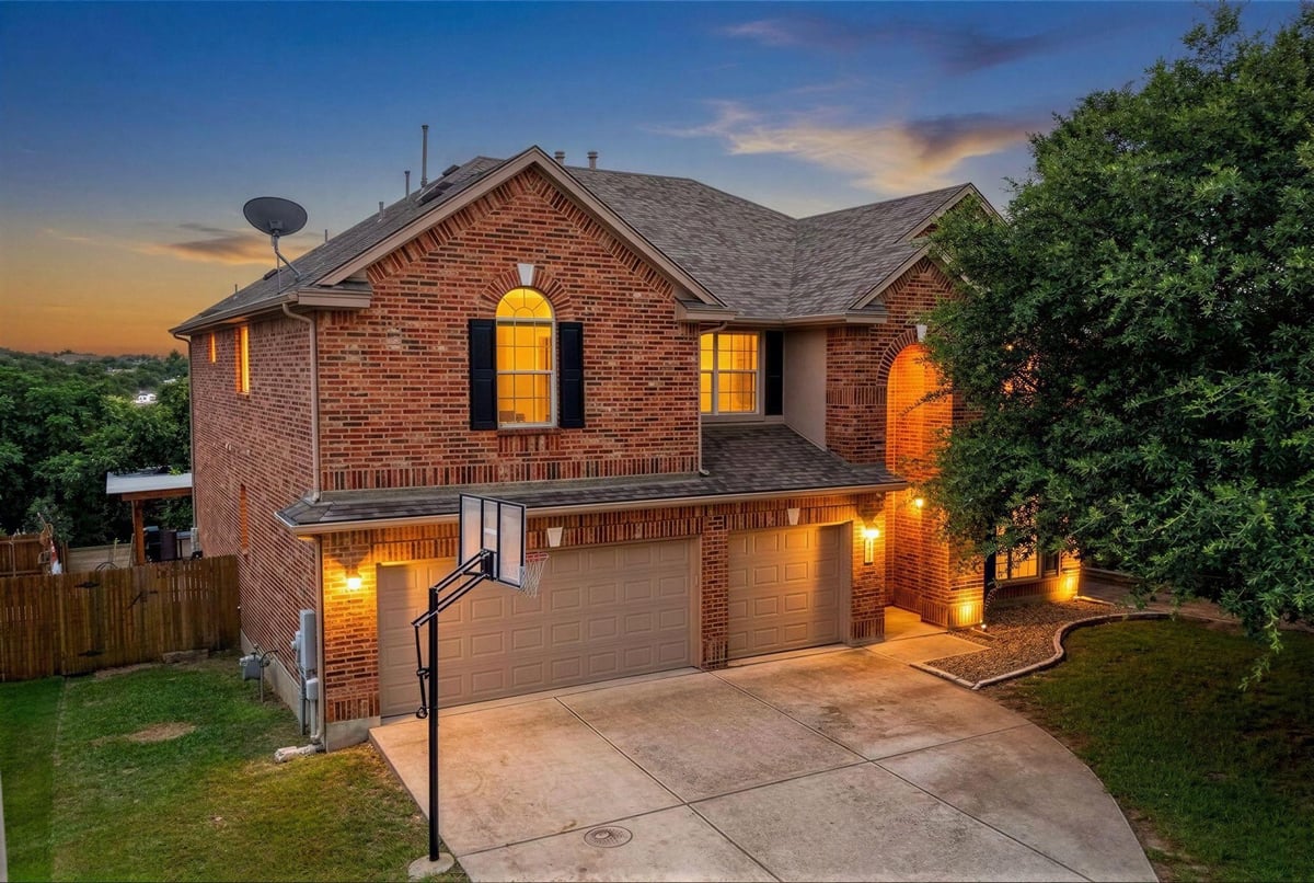 View 2506 Guara DR in Twin Creeks Country Club Sec 4 2506 Guara DR - front exterior - Luxury home in Twin Creeks Country Club Sec 4, Cedar Park, TX