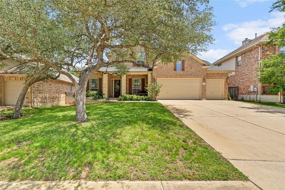 View 2507 Armatrading DR in Cypress Canyon Sec 02 2507 Armatrading DR - front exterior - Luxury home in Cypress Canyon Sec 02, Cedar Park, TX