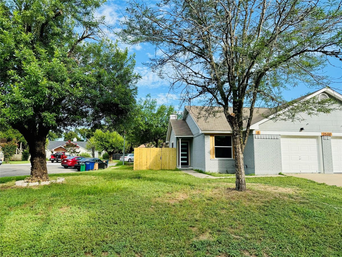View 2509 Howellwood Way Unit #A in Tanglewood Forest Sec 02 Ph B 2509 Howellwood Way Unit #A - front exterior - Luxury home in Tanglewood Forest Sec 02 Ph B, Austin, TX