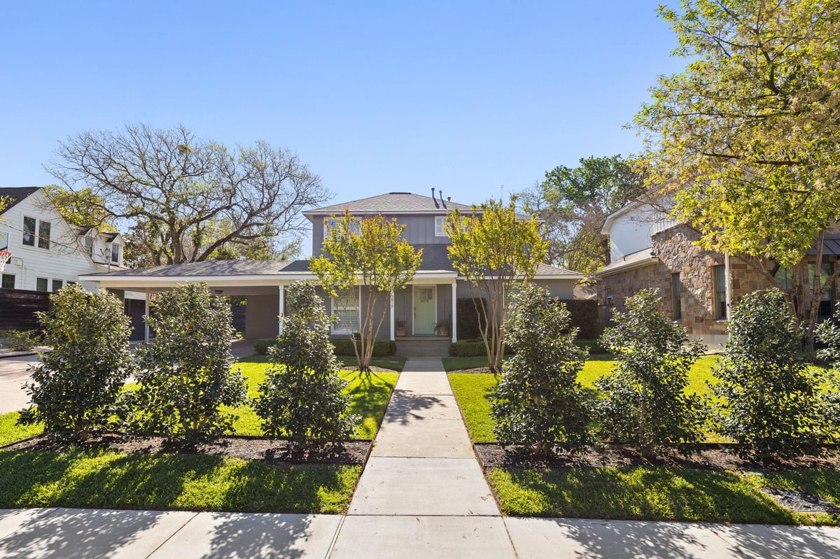 View 2517 Exposition Blvd in George W Spear League 2517 Exposition Blvd - front exterior - Luxury home in George W Spear League, Austin, TX