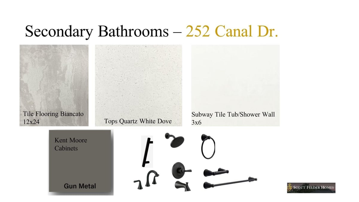 Primary bedroom at 252 Canal Dr - 4 bed 3 bath home