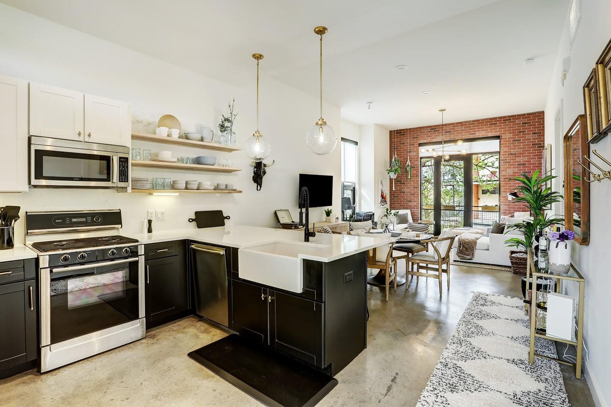 View 2525 S Lamar BLVD Unit #218 in Spaces 2525 Condo 2525 S Lamar BLVD Unit #218 - front exterior - Luxury home in Spaces 2525 Condo, Austin, TX