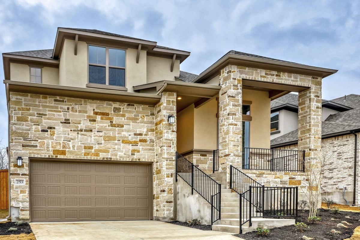 View 253 Prickly Poppy Loop in 6 Creeks 253 Prickly Poppy Loop - front exterior - Luxury home in 6 Creeks, Kyle, TX