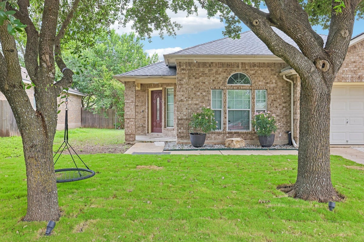 View 255 Paddington DR in Kensington Trails Sec 1 255 Paddington DR - front exterior - Luxury home in Kensington Trails Sec 1, Kyle, TX