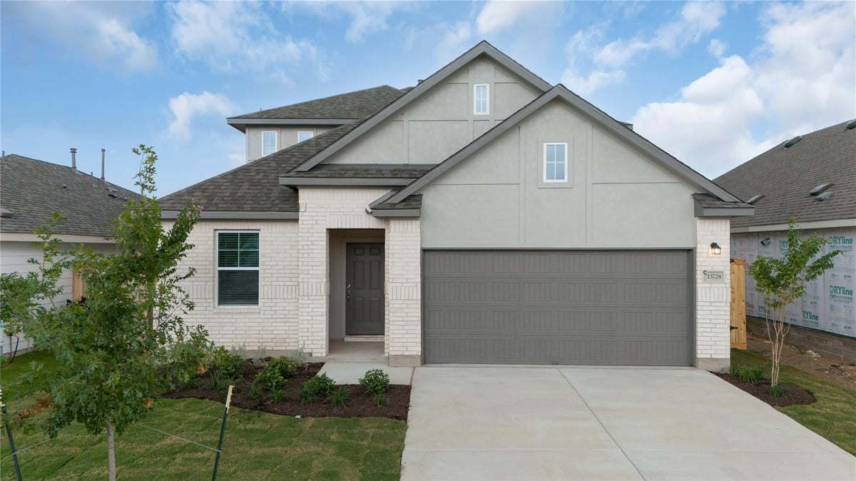 View 25521 Flora Bella LN in Briarwood 25521 Flora Bella LN - front exterior - Luxury home in Briarwood, Elgin, TX