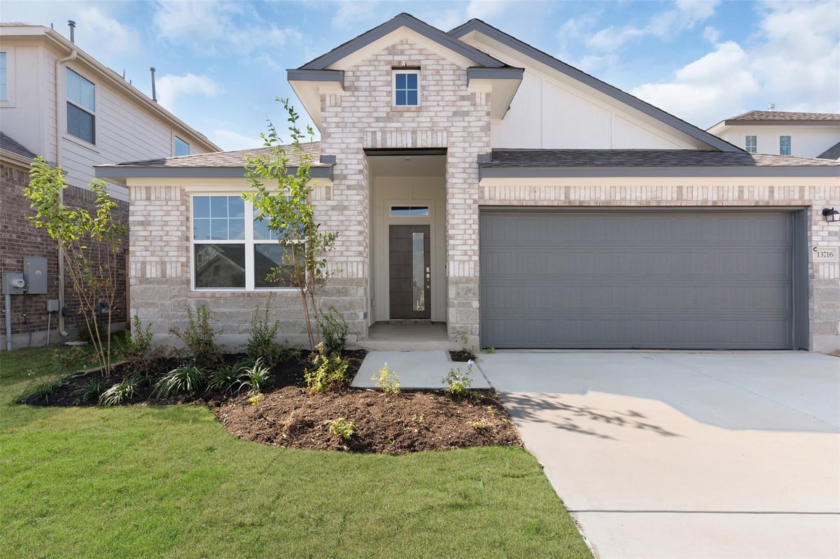 View 25524 Flora Bella LN in Briarwood 25524 Flora Bella LN - front exterior - Luxury home in Briarwood, Elgin, TX