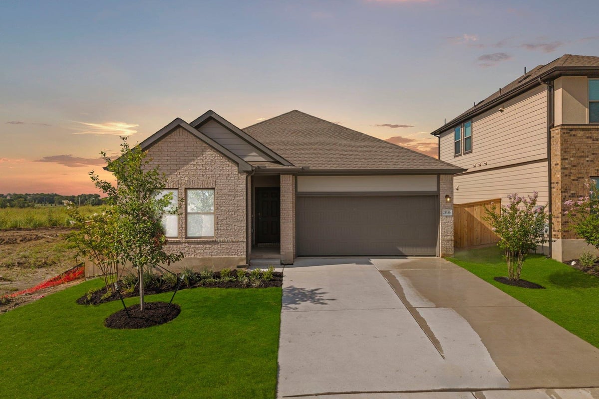 View 25536 Flora Bella LN in Briarwood 25536 Flora Bella LN - front exterior - Luxury home in Briarwood, Elgin, TX