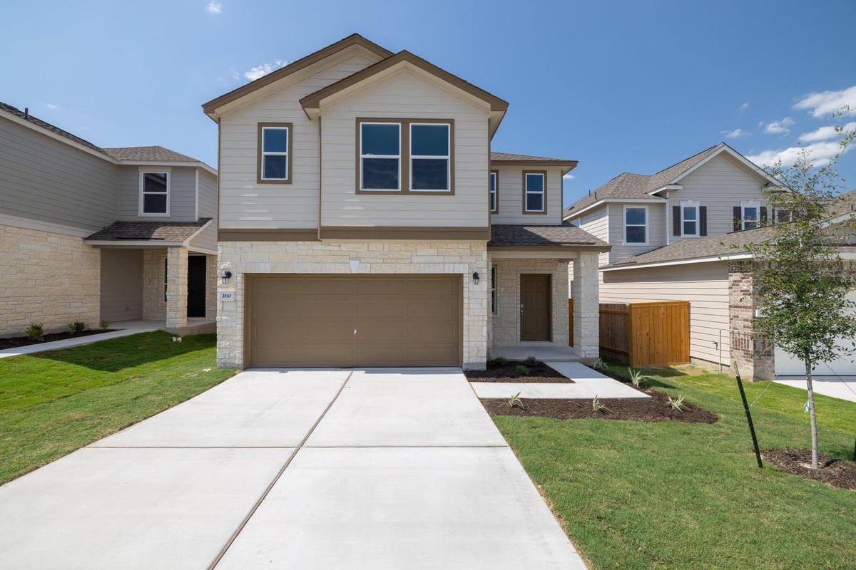 View 260 Feathers St in Sonterra 260 Feathers St - front exterior - Luxury home in Sonterra, Jarrell, TX