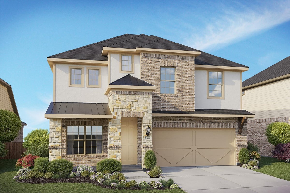 View 260 Mustang BND in Opal Ranch 260 Mustang BND - front exterior - Luxury home in Opal Ranch, Kyle, TX