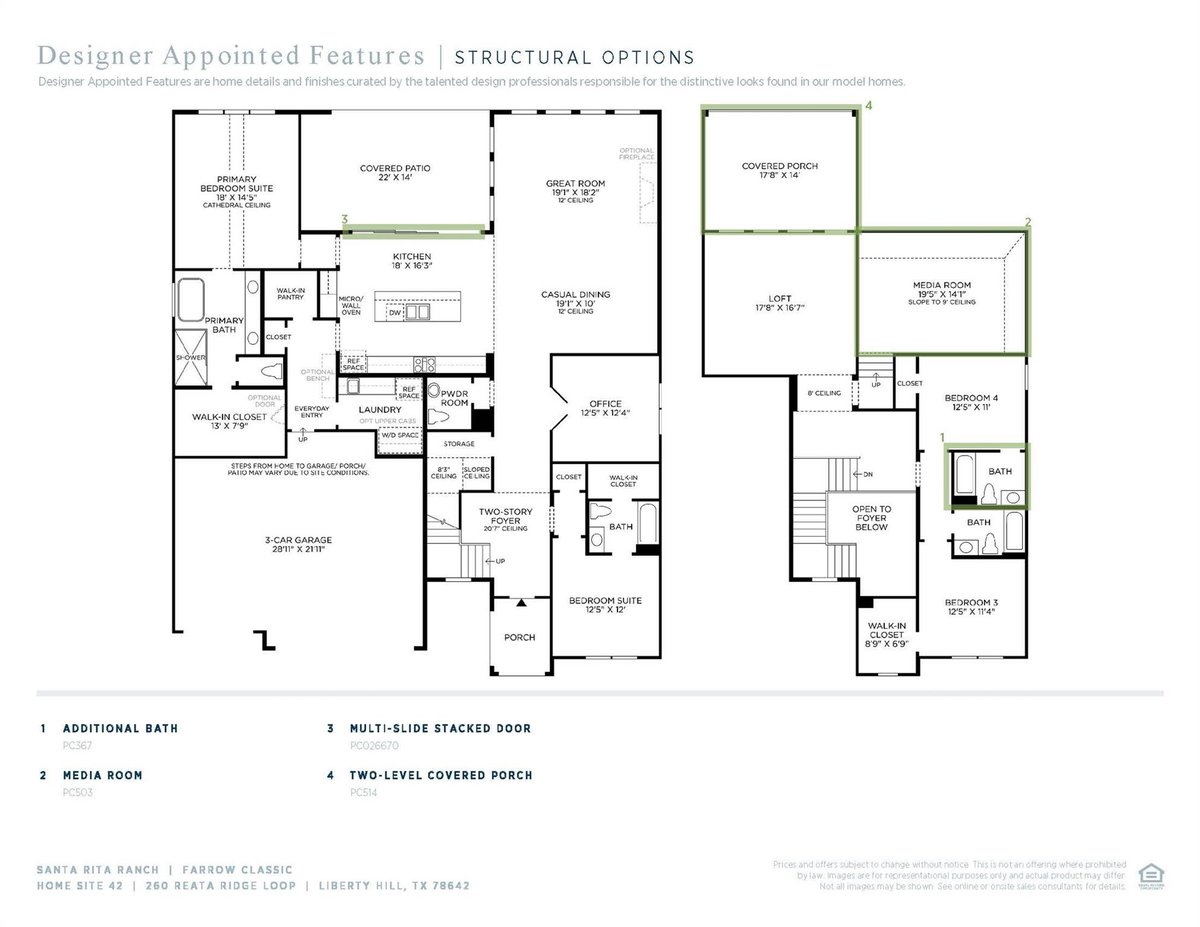 Primary bedroom at 260 Reata Ridge Loop - 4 bed 4 bath home