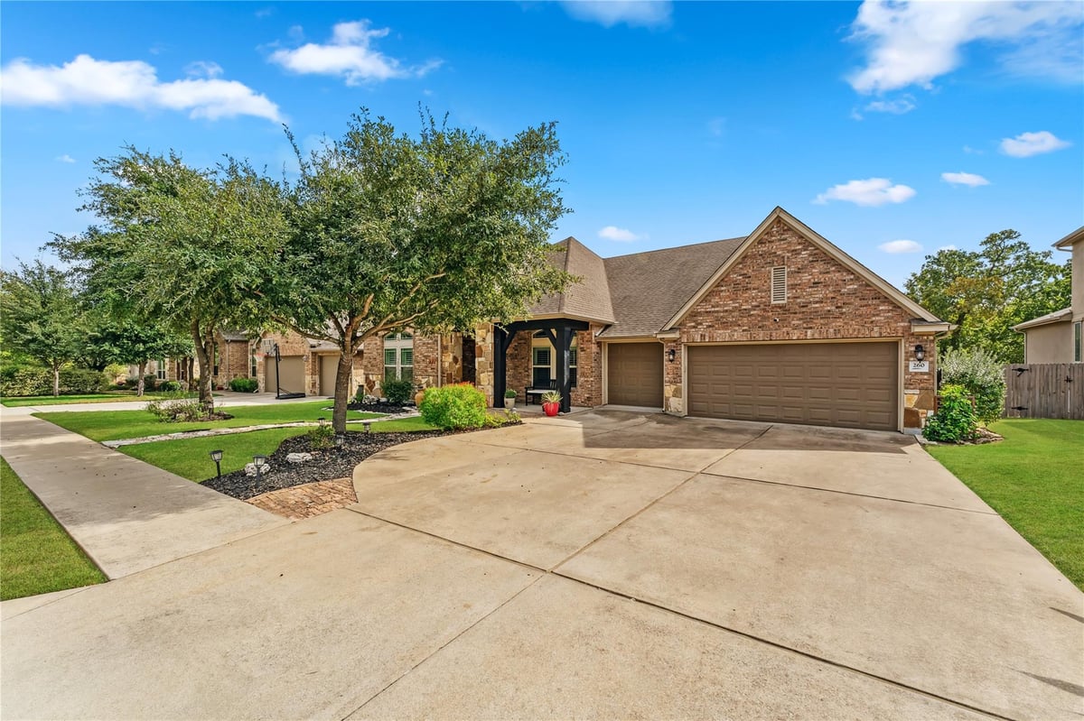 View 260 Sand Hills LN in Belterra 260 Sand Hills LN - front exterior - Luxury home in Belterra, Austin, TX