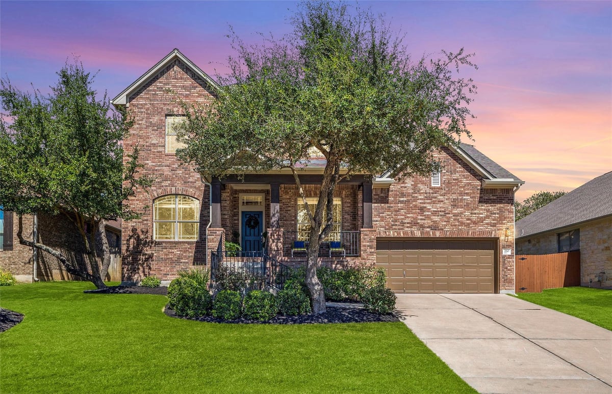 View 260 TORRINGTON Dr in BELTERRA 260 TORRINGTON Dr - front exterior - Luxury home in BELTERRA, Austin, TX