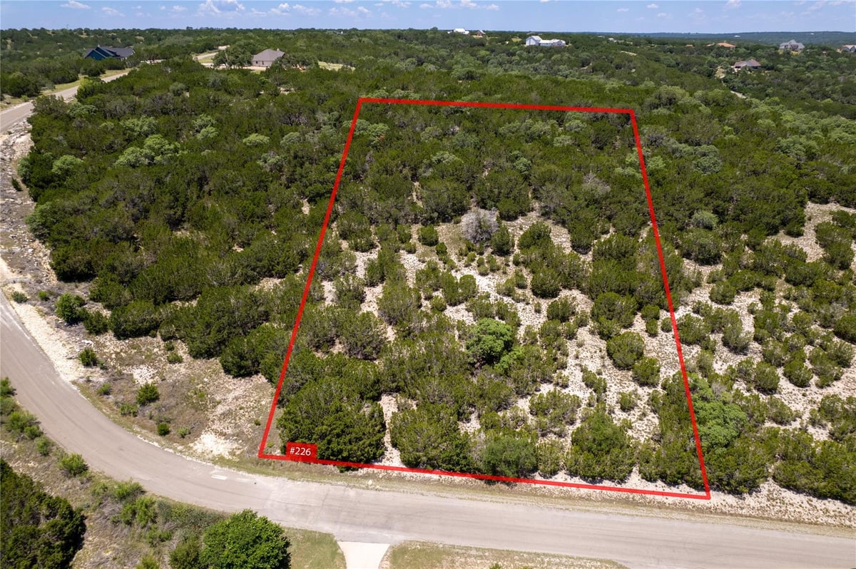 View 2600 Whitewater Dr in Whitewater Springs 2600 Whitewater Dr - front exterior - Luxury lot in Whitewater Springs, Bertram, TX