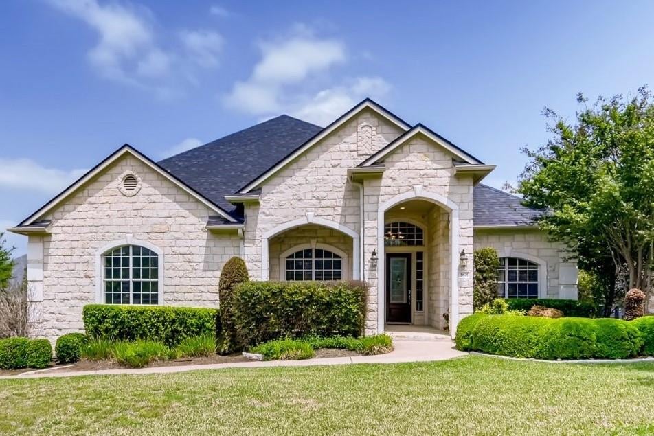 View 2601 Sterling Panorama Ct in Lake Pointe Sec 04 2601 Sterling Panorama Ct - front exterior - Luxury home in Lake Pointe Sec 04, Austin, TX