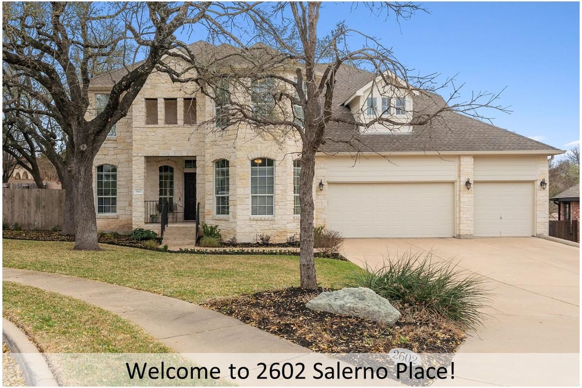 View 2602 Salerno Pl in Bella Vista Sec 02 2602 Salerno Pl - property photo 1 - Luxury home in Bella Vista Sec 02, Cedar Park, TX