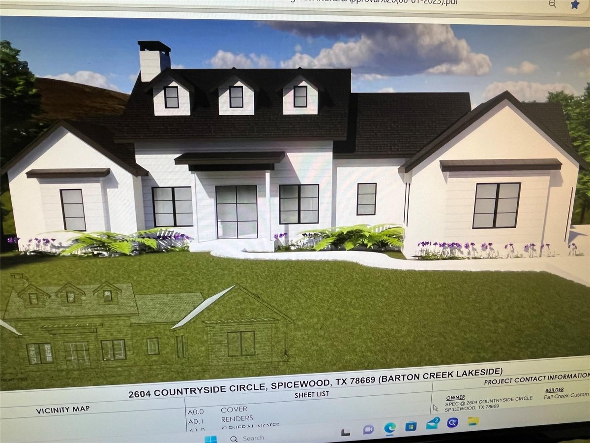 2604 Countryside Cir - front exterior - Luxury home in Barton Creek Lakeside, Spicewood, TX
