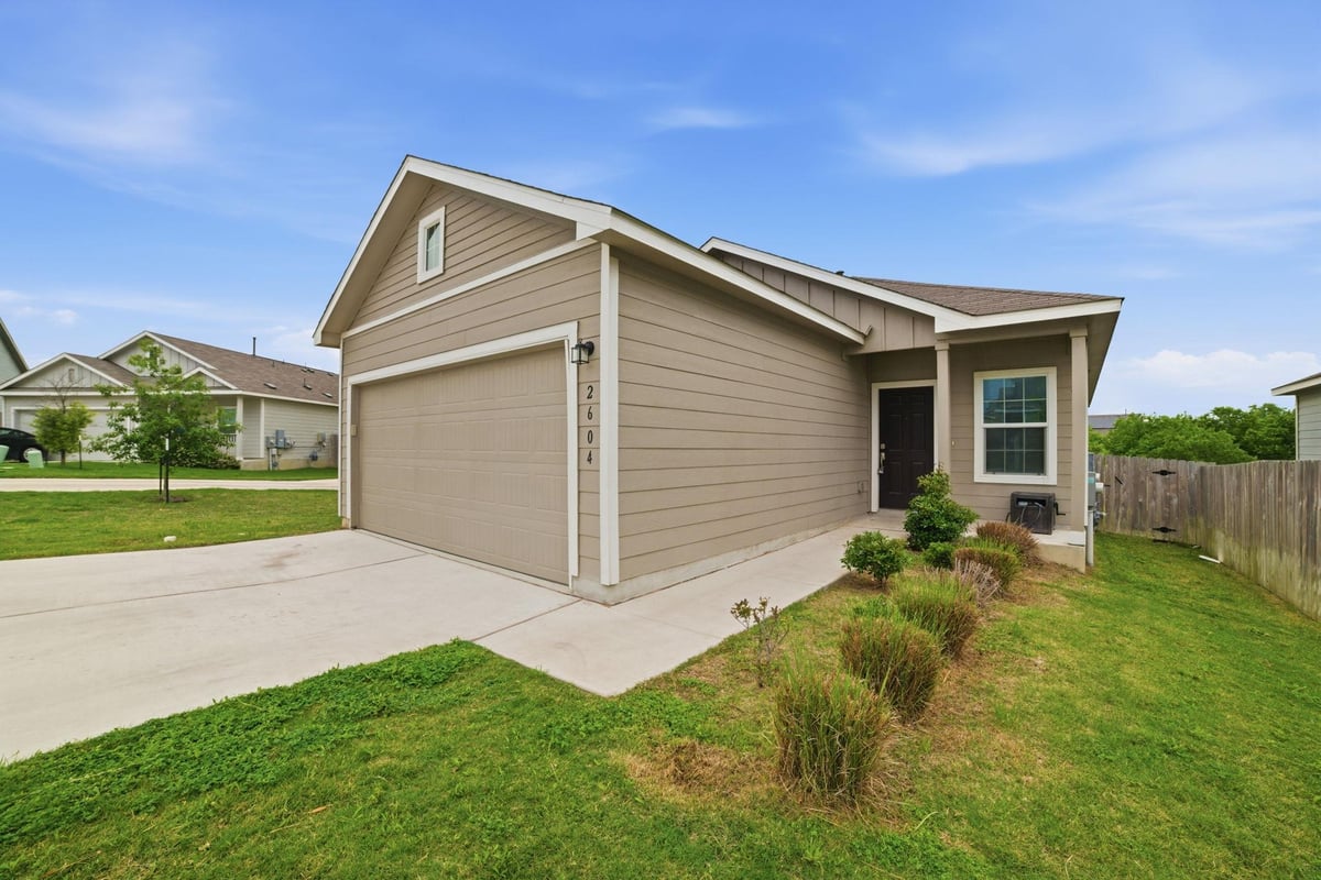 View 2604 Shimsham Dr in Greenwood 2604 Shimsham Dr - front exterior - Luxury home in Greenwood, Pflugerville, TX