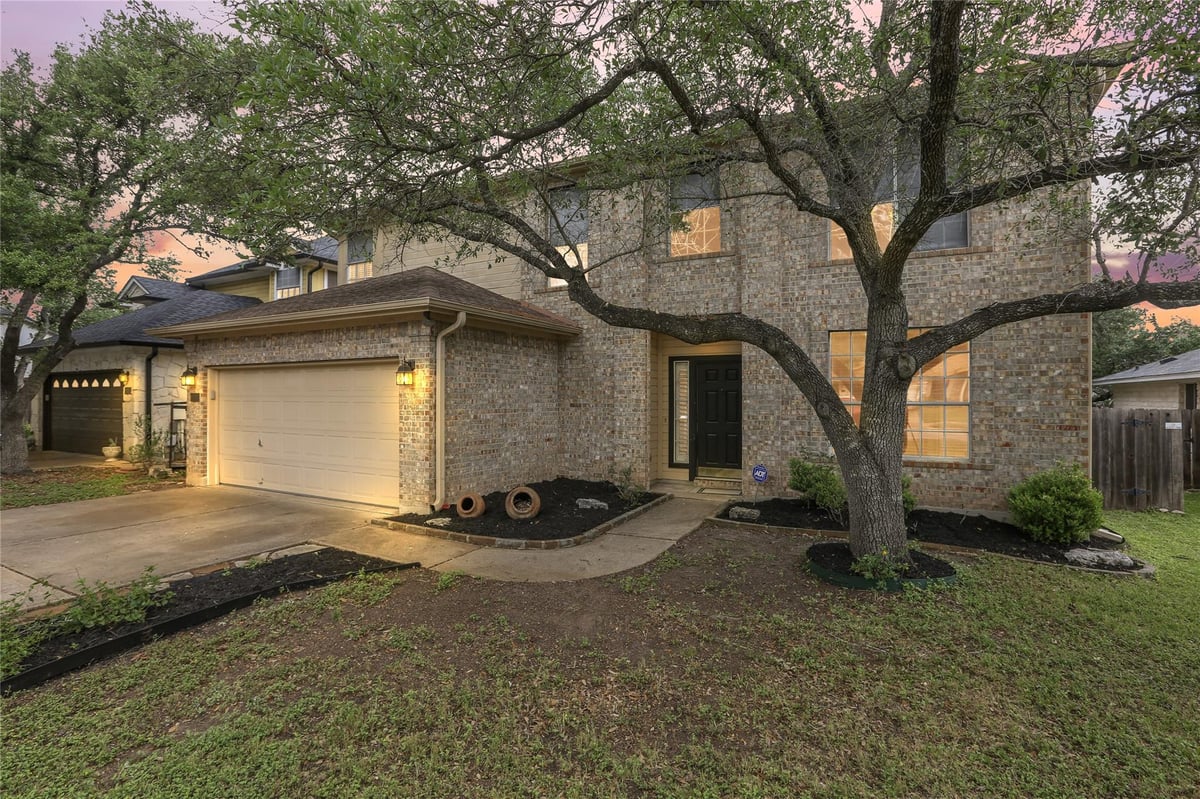 View 2604 Stenson Dr in Anderson Mill West Sec 16 2604 Stenson Dr - front exterior - Luxury home in Anderson Mill West Sec 16, Cedar Park, TX