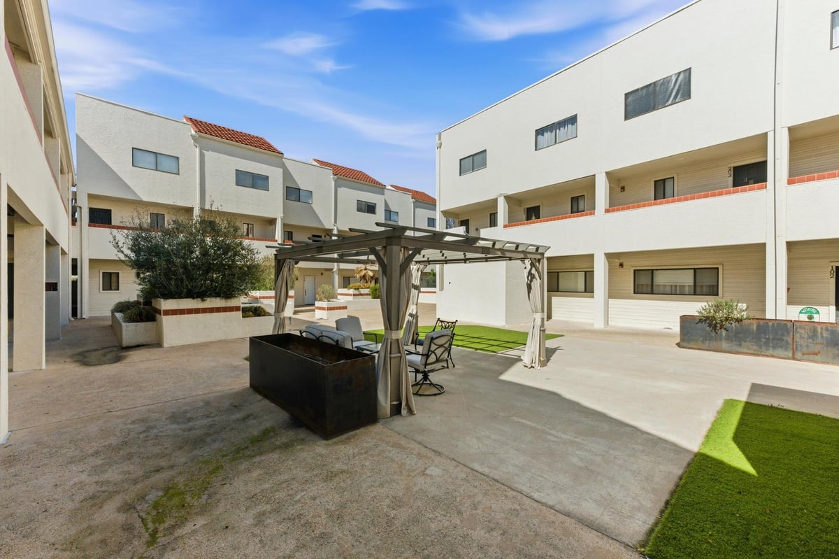 View 2605 Enfield Rd Unit #218 in Enfield Twnhms 2605 Enfield Rd Unit #218 - front exterior - Luxury home in Enfield Twnhms, Austin, TX