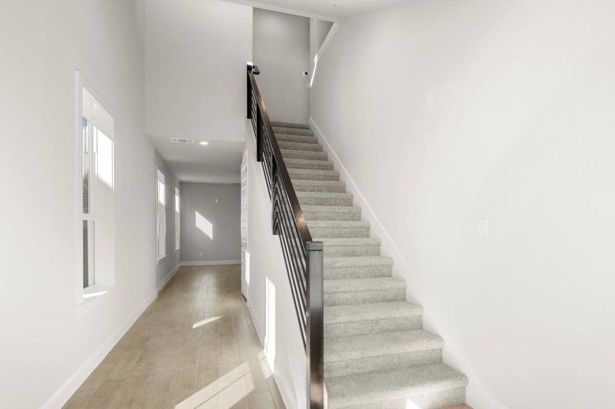Primary bedroom at 2605 Sam Bass Rd Unit #104 - 3 bed 2 bath home