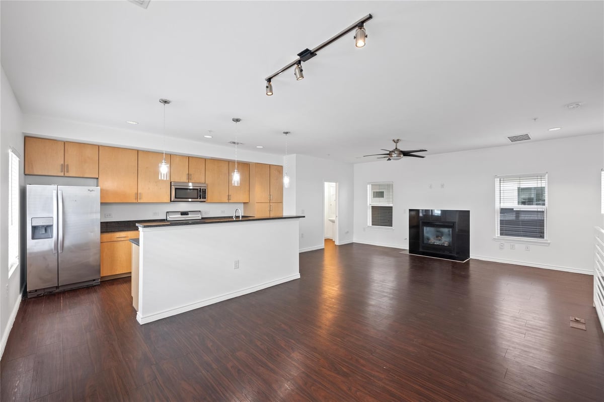 Kitchen at 2606 Wilson St Unit #1104 - 2 bed 2 bath home