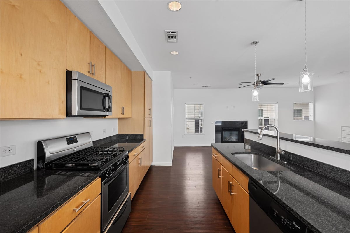 Bathroom at 2606 Wilson St Unit #1104 - 2 bed 2 bath home