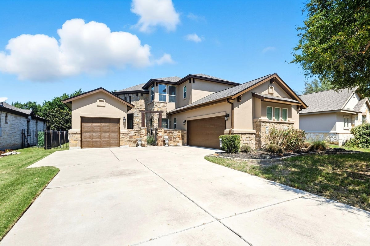 View 2607 Honey Springs Ln in The Reserve at Brushy Creek 2607 Honey Springs Ln - front exterior - Luxury home in The Reserve at Brushy Creek, Cedar Park, TX