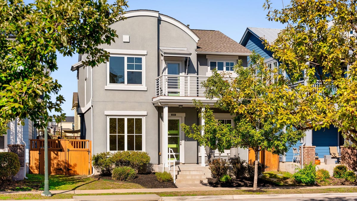 2608 Moreno ST - front exterior - Luxury home in Mueller Sec Vii-C Sub Amd, Austin, TX