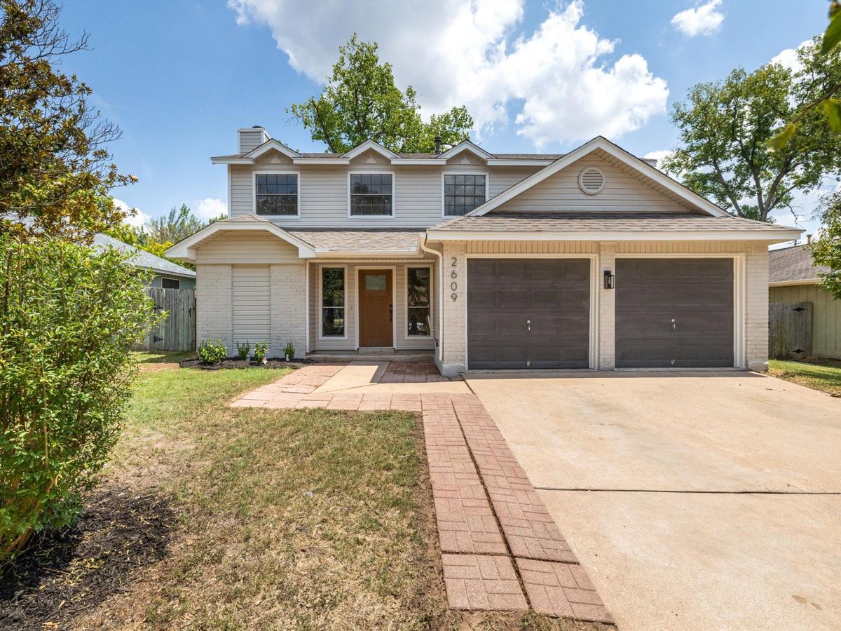 2609 Market Garden Ln - front exterior - Luxury home in Cherry Creek Ph 07 Sec 06, Austin, TX